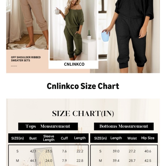 Black Women's Track Pants & Top Set…NWOT Size XL - Picture 3 of 4